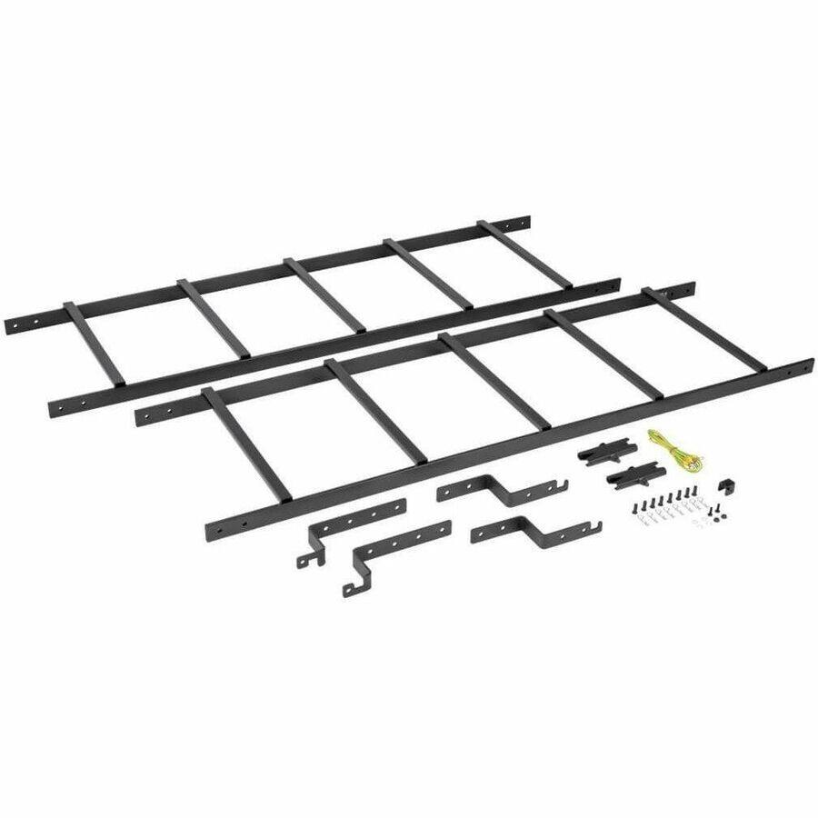 Alt View 1. Tripp Lite - Eaton Tripp Lite Series Cable Ladder, 2 Sections - SRCABLETRAY or SRLADDERATTACH Required, 10 x 1.5 ft. (3 x 0.3 m) - Black.