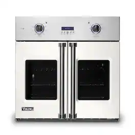 Viking - 30" 7 Series French Door Single Built-In Electric Thermal Convection Oven - Pure White