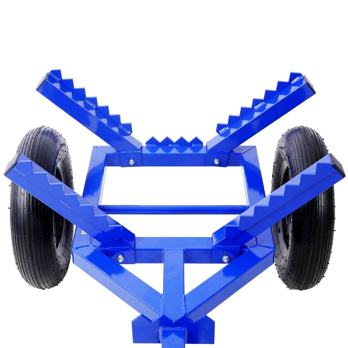 Alt View 4. Ropilly - Ropilly Log Dolly with Load Binder, 440 lb Capacity Log Cart with 16 Inch Air Tires and Choker Chain - Blue.
