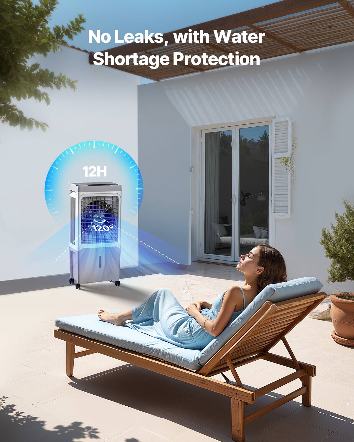 No Leaks, with Water Shortage Protection  
12H  
120°