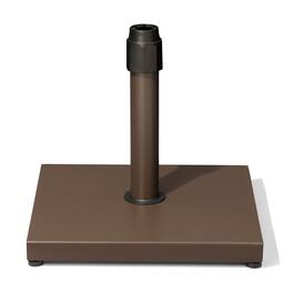 Crestlive Products - 45lbs Wind-Resistant Heavy Duty Patio Umbrella Base for Outdoor Use with Windproof Design - Brown