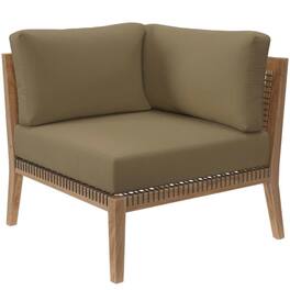 Outdoor Escape - Outdoor Lounge Chair With Teak Wood Frame And Comfortable Seat - Brown