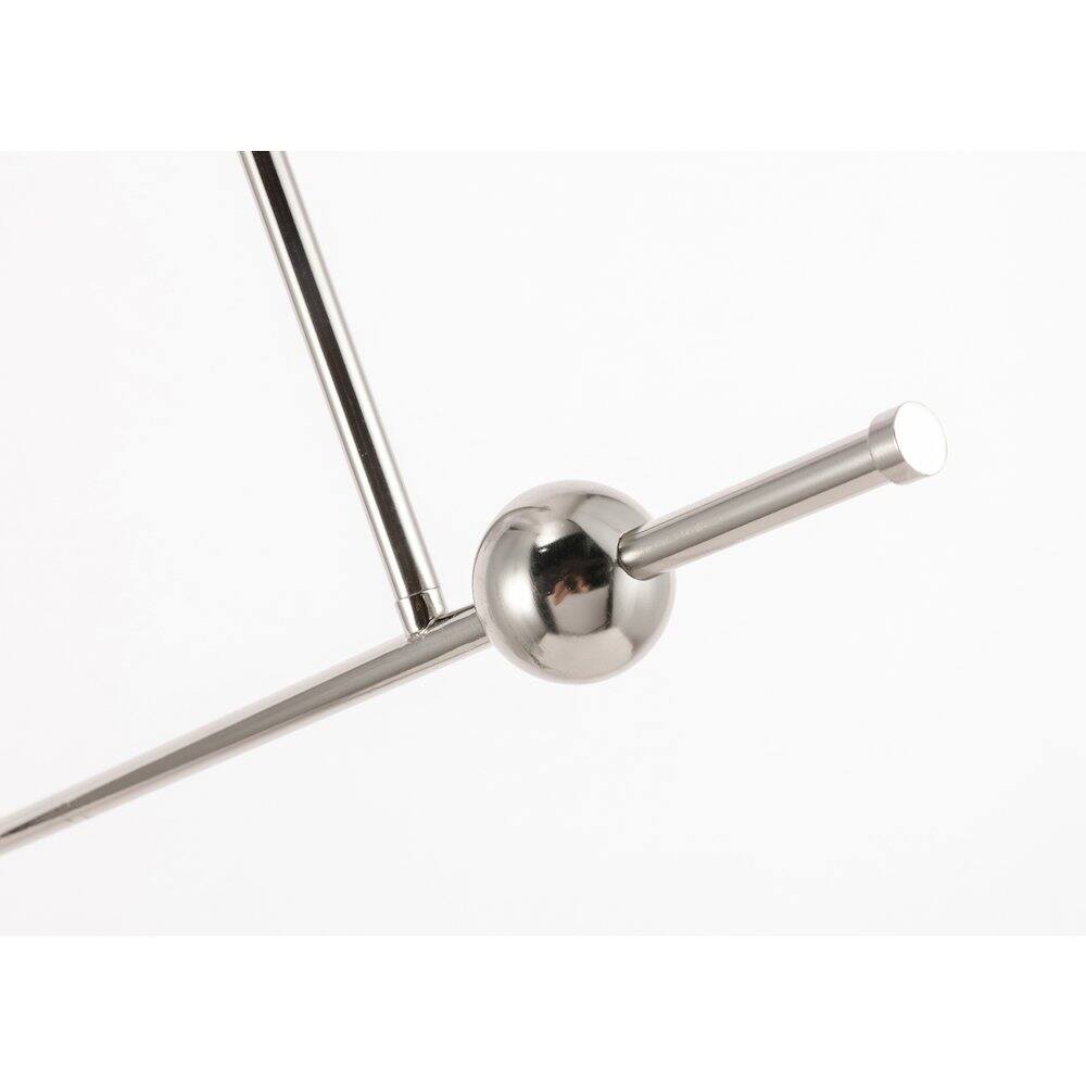 Left. Living District - Brees 1 Light Chrome Pendant - Chrome.