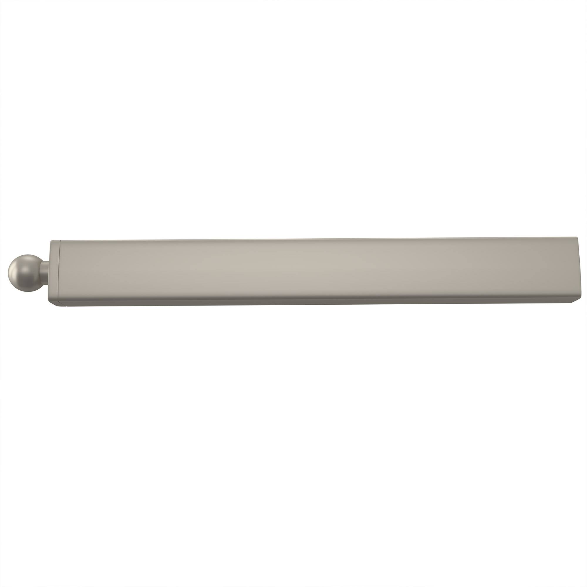 Front. Rev-A-Shelf - Rev-A-Shelf 14" Telescoping Closet Hanging Valet Rod Satin Nickel, CVLSL-14-SN-1 - Silver.