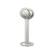 Left. Devialet - Tree Tower Stand for Phantom Ultimate 108 dB - Light Pearl.
