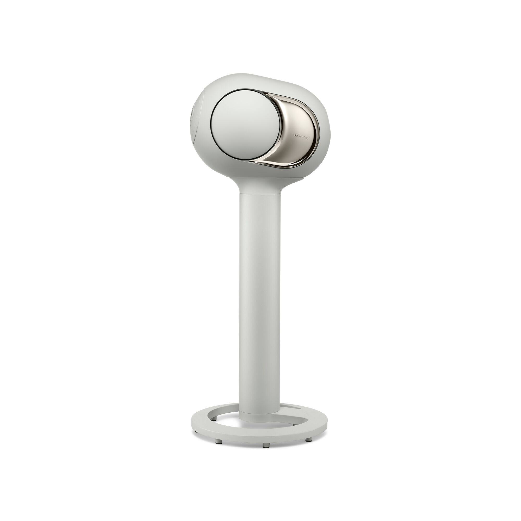Left. Devialet - Tree Tower Stand for Phantom Ultimate 108 dB - Light Pearl.