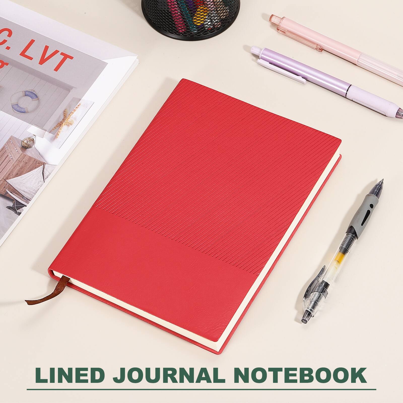 C. LVT LINED JOURNAL NOTEBOOK