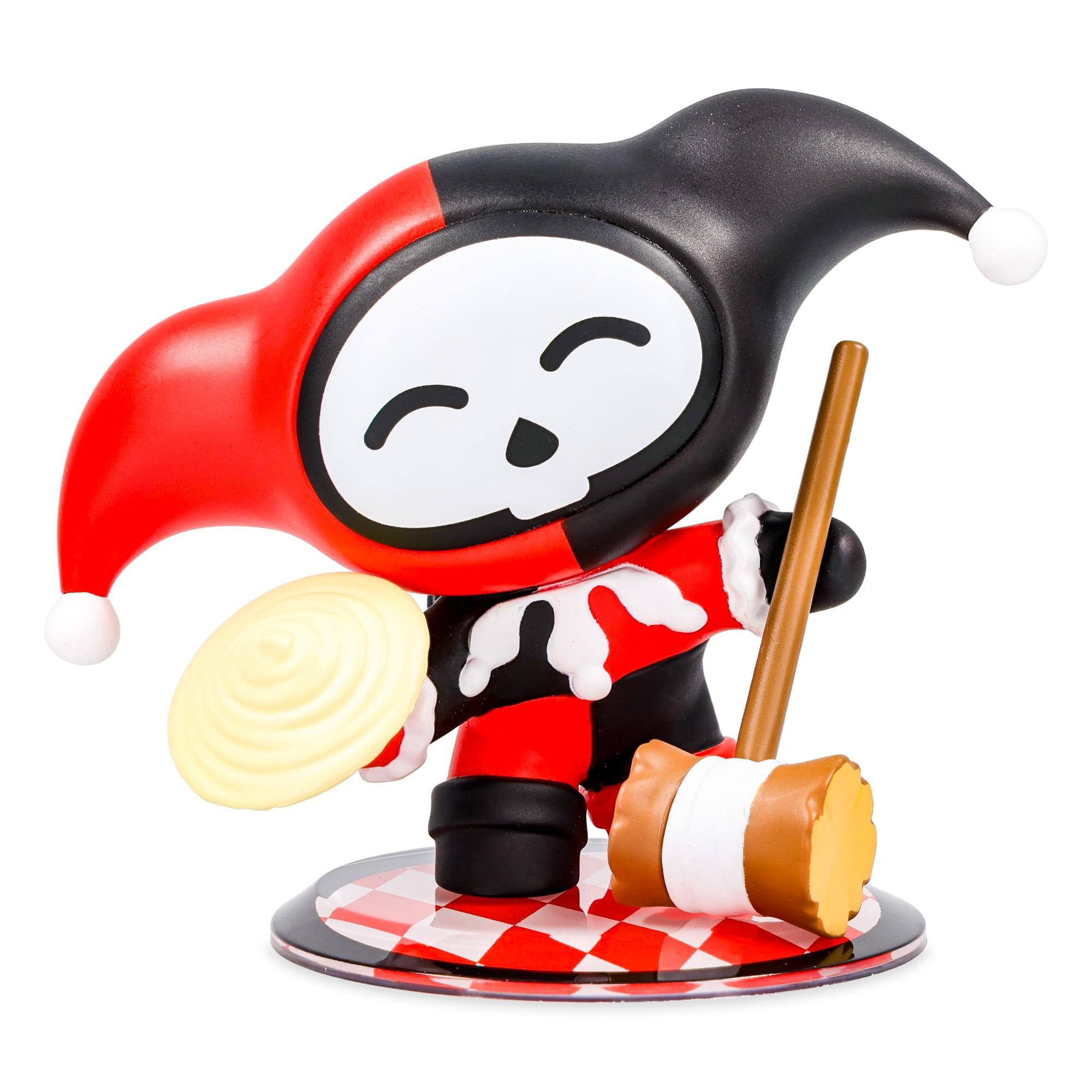 Alt View 1. Toynami - Skelanimals DC Heroes 4" Vinyl Figure: (Harley Quinn) Marcy - Red.