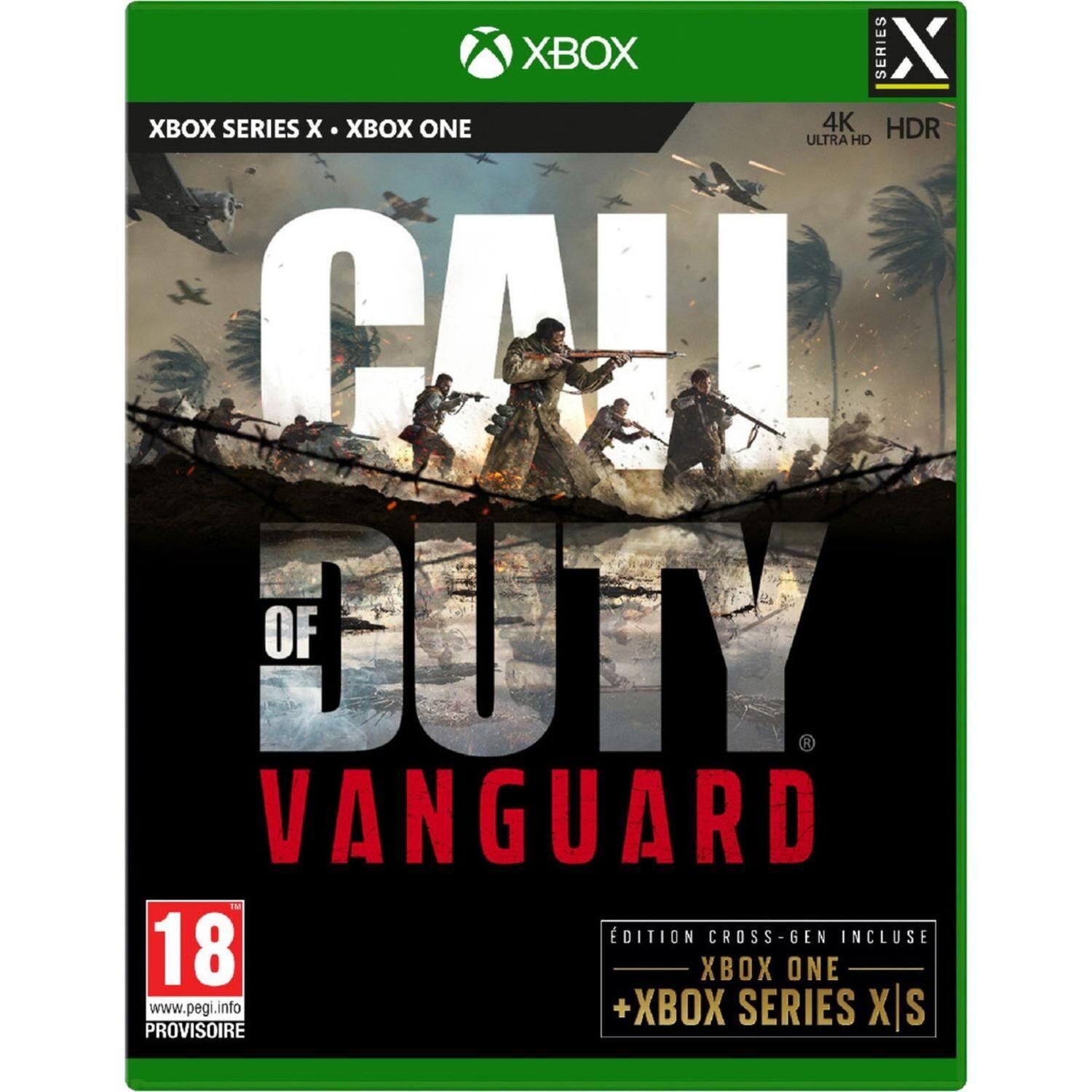 XBOX SERIES X • XBOX ONE

CALL OF DUTY VANGUARD

4K ULTRA HD HDR

ÉDITION CROSS-GEN INCLUSE
XBOX ONE + XBOX SERIES X|S

18
www.pegi.info
PROVISOIRE - M (Mature 17+)