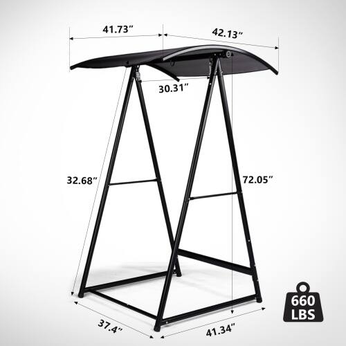 41.73" 42.13" 30.31" 32.68" 72.05" 37.4" 41.34" 660 LBS