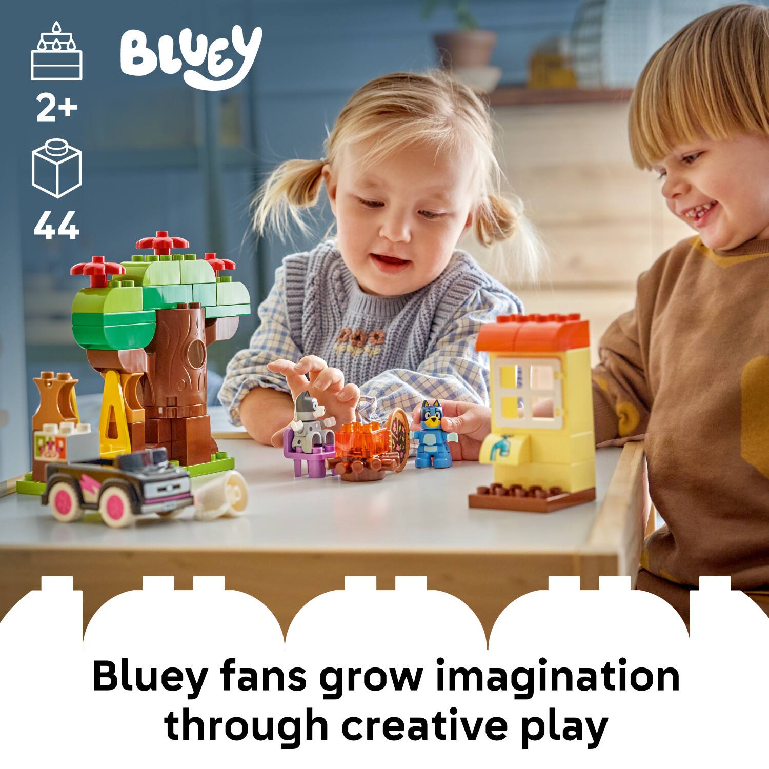 BLUEY 2+ 44  
Bluey fans grow imagination through creative play
