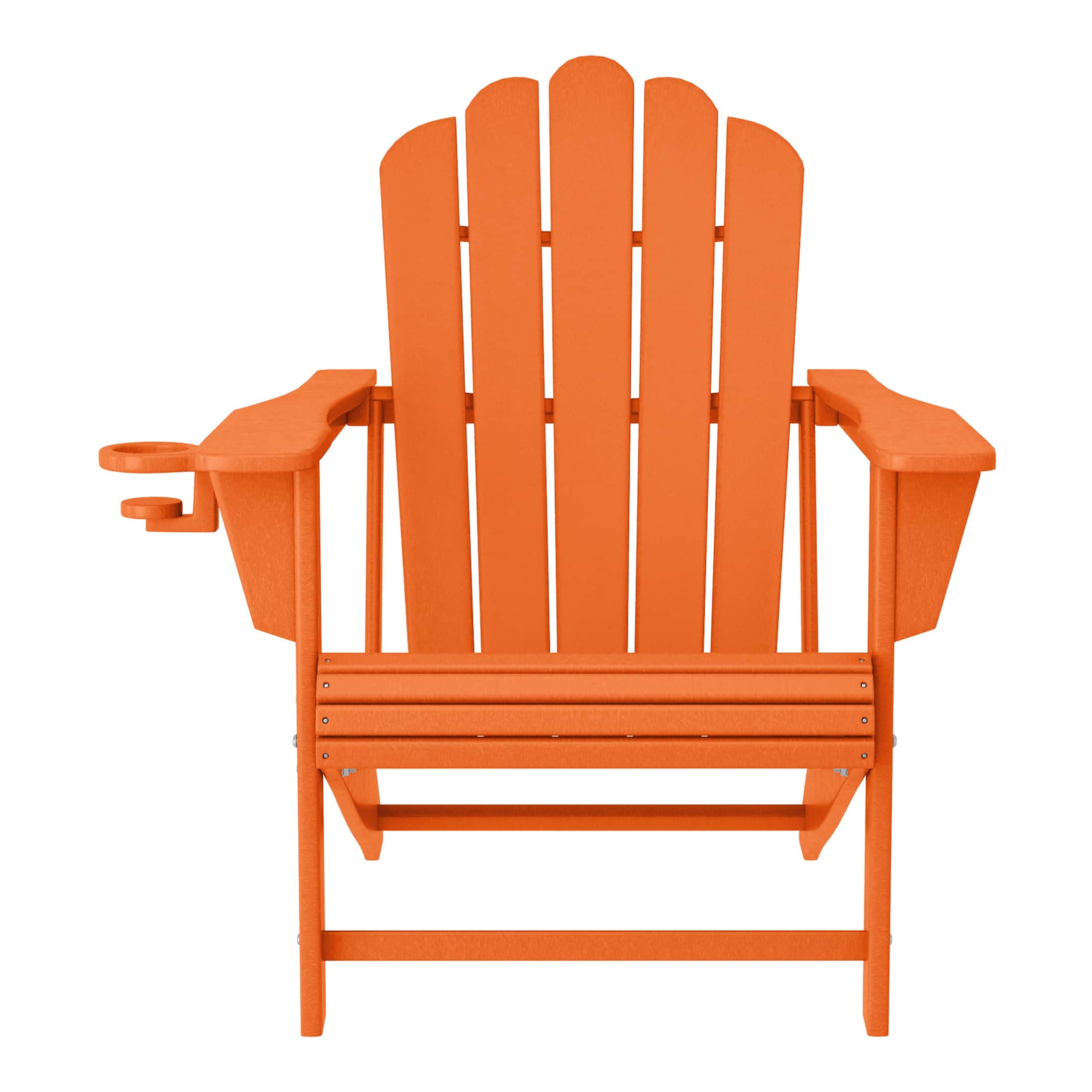 WestinTrends - Highland Outdoor Patio HDPE Adirondack Chair With Cup Holder - Orange price history on PriceWatchPro