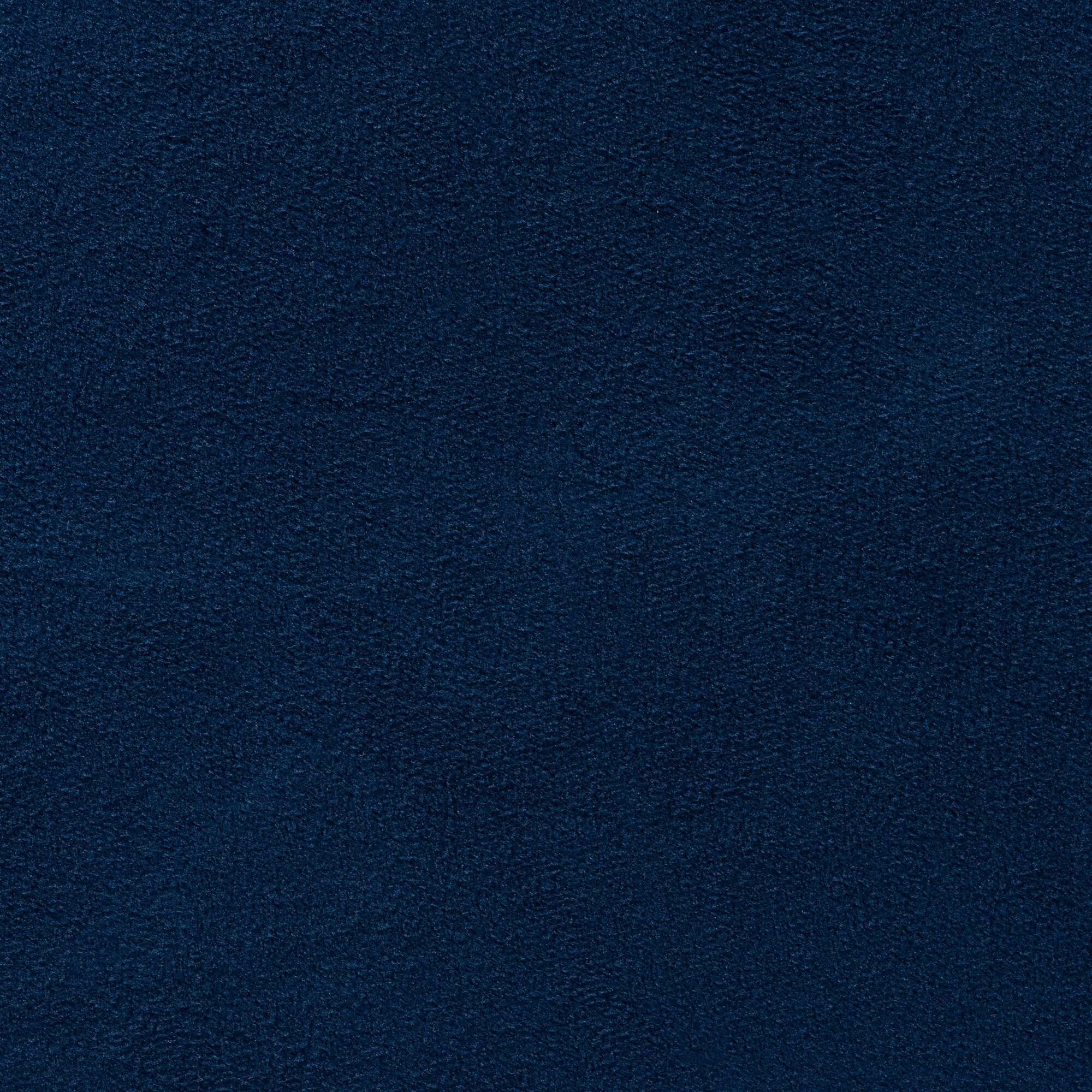 Back. Baxton Studio - Chaela Contemporary Glam and Luxe Velvet Fabric Upholstered and Gold Finished Metal Ottoman - Navy Blue/Gold.