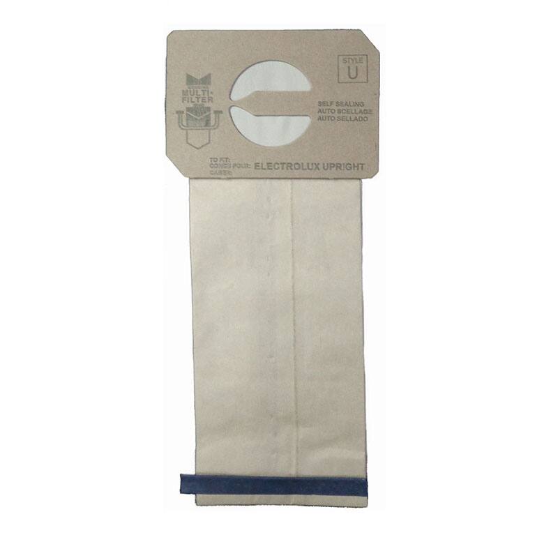 DVC - Electrolux 100 Pack Electrolux Micro-Lined Paper Replacement Bags Style U Fit Discovery I, II, III - – Part EXR-1480