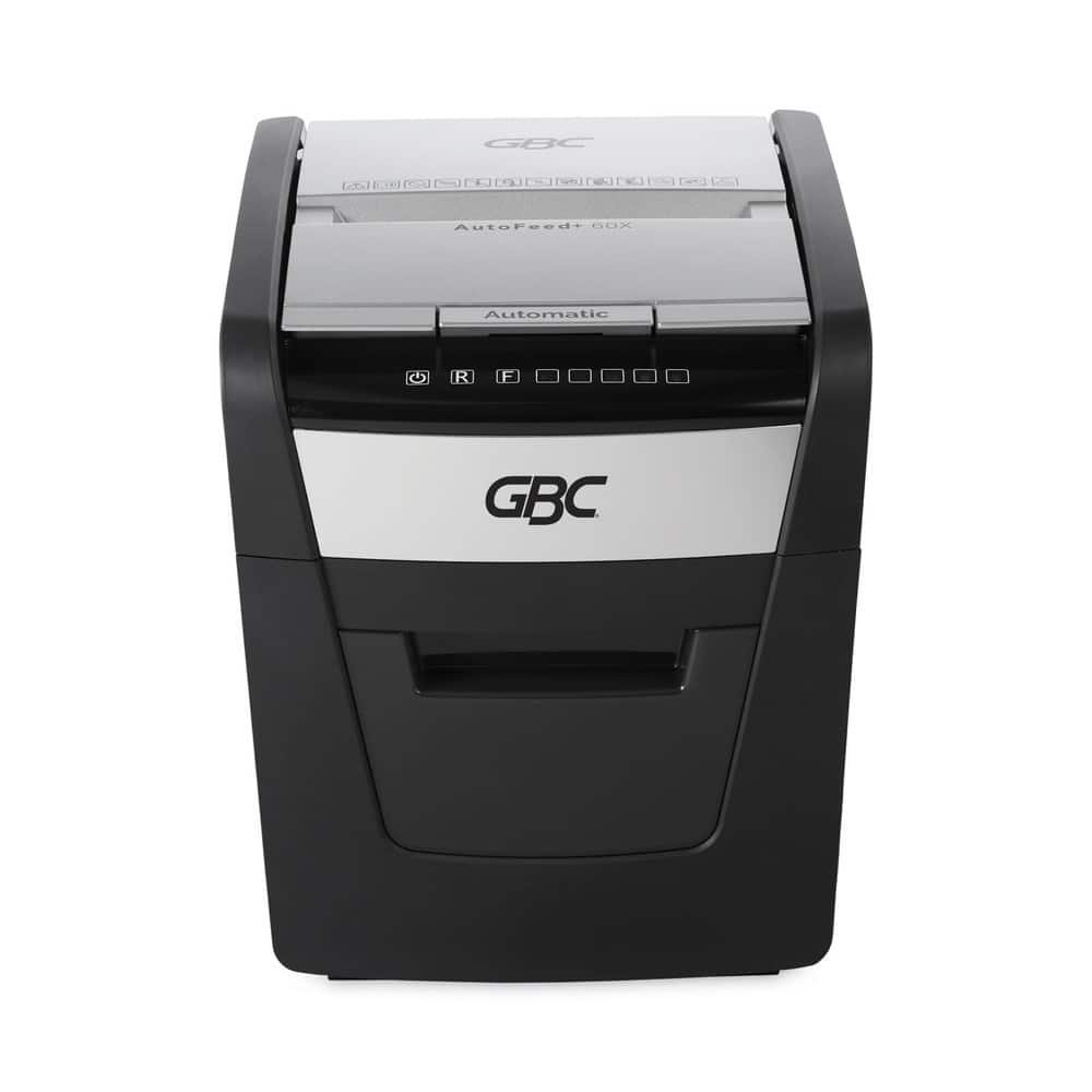 GBC - WSM1757601 AutoFeed+ 60X 60 Auto/6 Manual Sheet Capacity Super Cross-Cut Home Shredder - Black