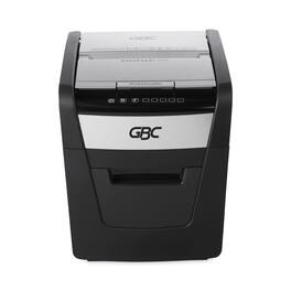 GBC - WSM1757601 AutoFeed+ 60X 60 Auto/6 Manual Sheet Capacity Super Cross-Cut Home Shredder - Black