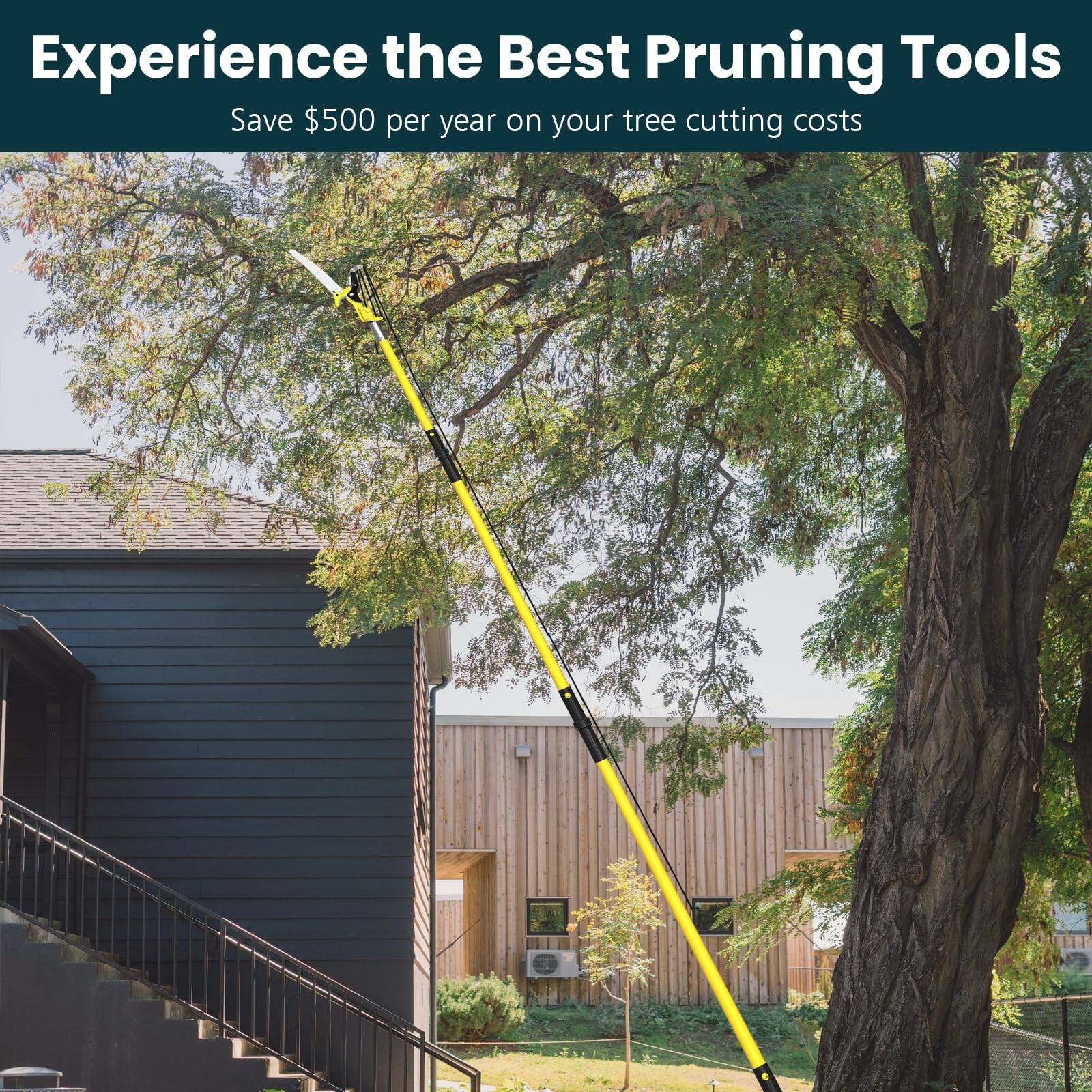 Experience the Best Pruning Tools  
Save $500 per year on your tree cutting costs