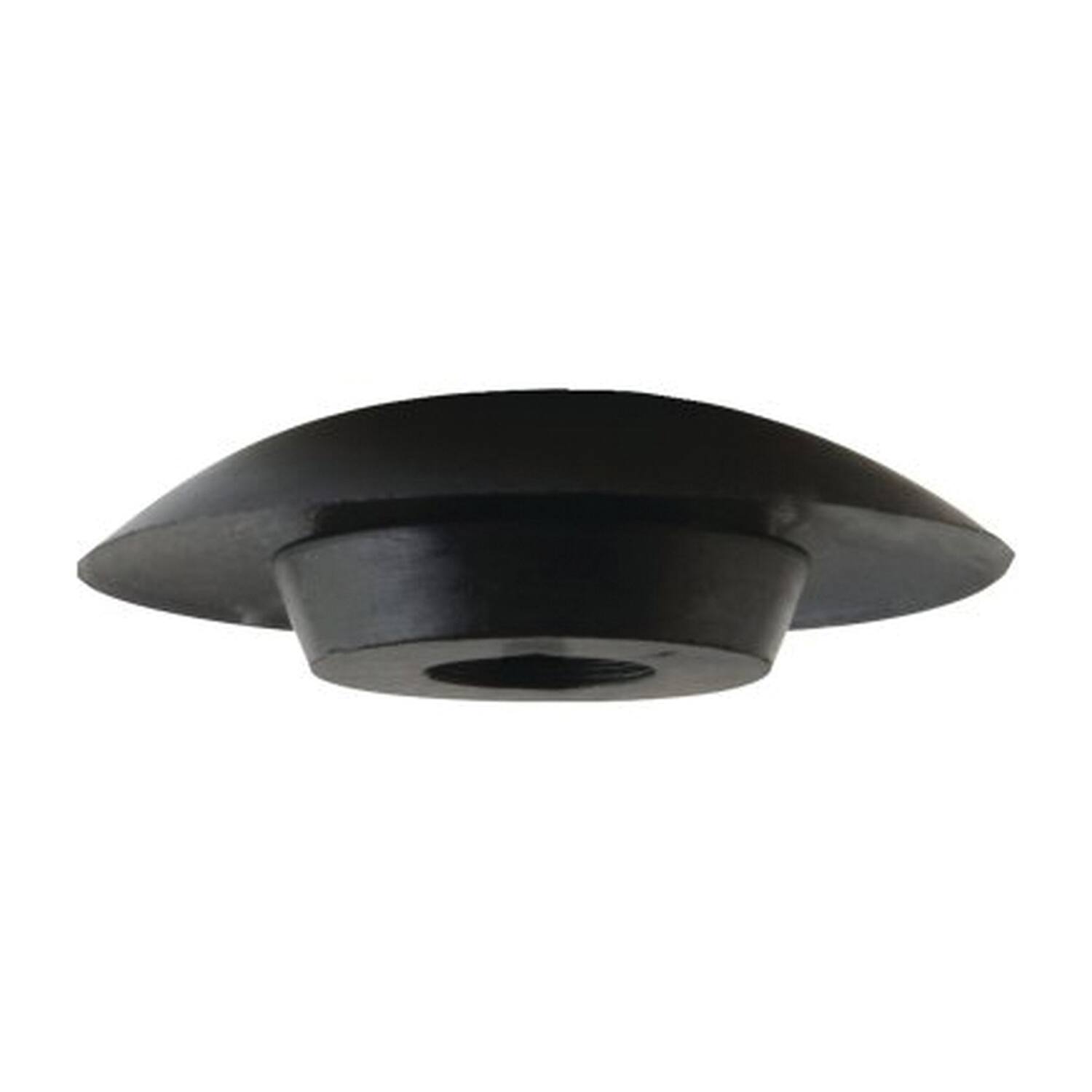 Front. Tram - 3/4-Inch NMO Rubber Hole Plug - Black.