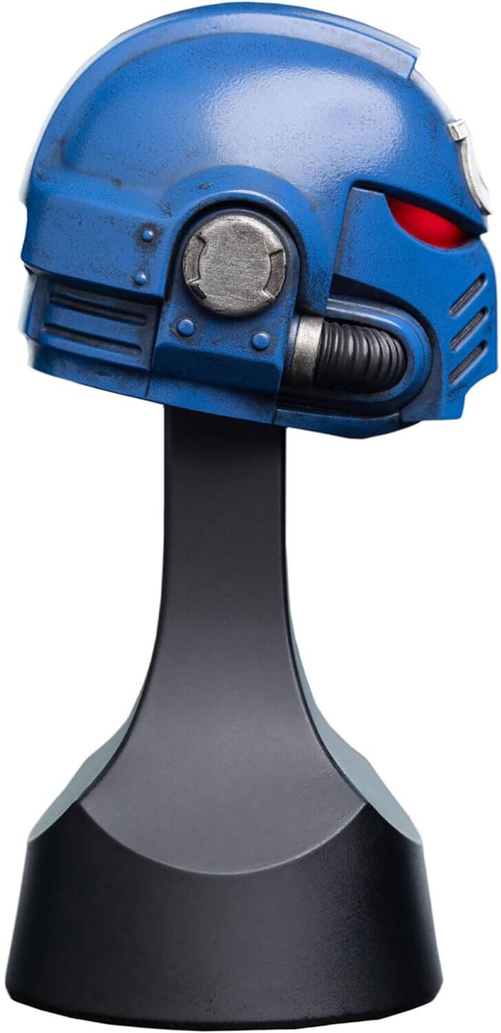 Alt View 3. Weta Workshop - WETA Workshop Mini Prop Replica - Warhammer 40,000 - Ultramarines Miniature Helmet   - COLLECTIBLES - Multicolor.