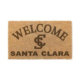 Jardine - Santa Clara Broncos 18" x 34" Welcome Coir Doomat - Brown
