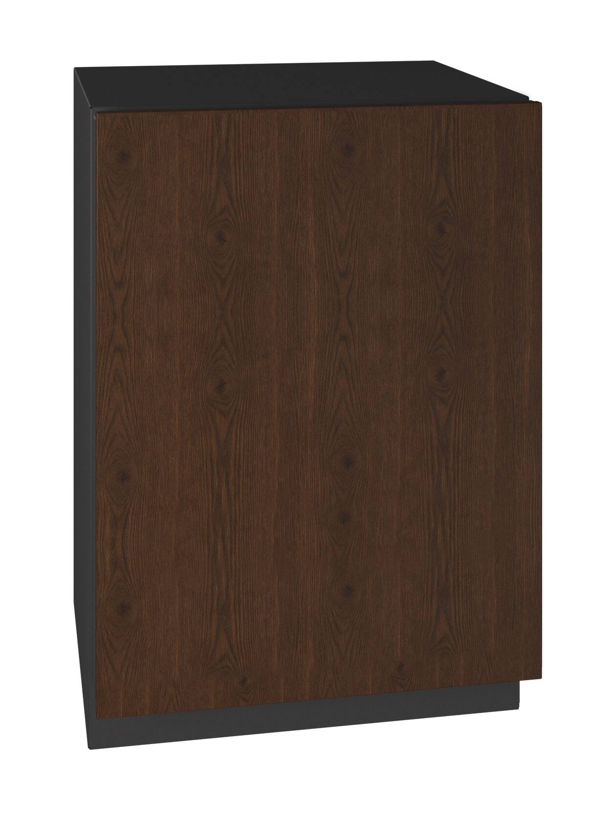 Angle. U-Line - U-Line 24"W. 5.1 Cu.Ft. Built-In Compact Refrigerator - Panel Ready Frame/Glass - Integrated Solid.