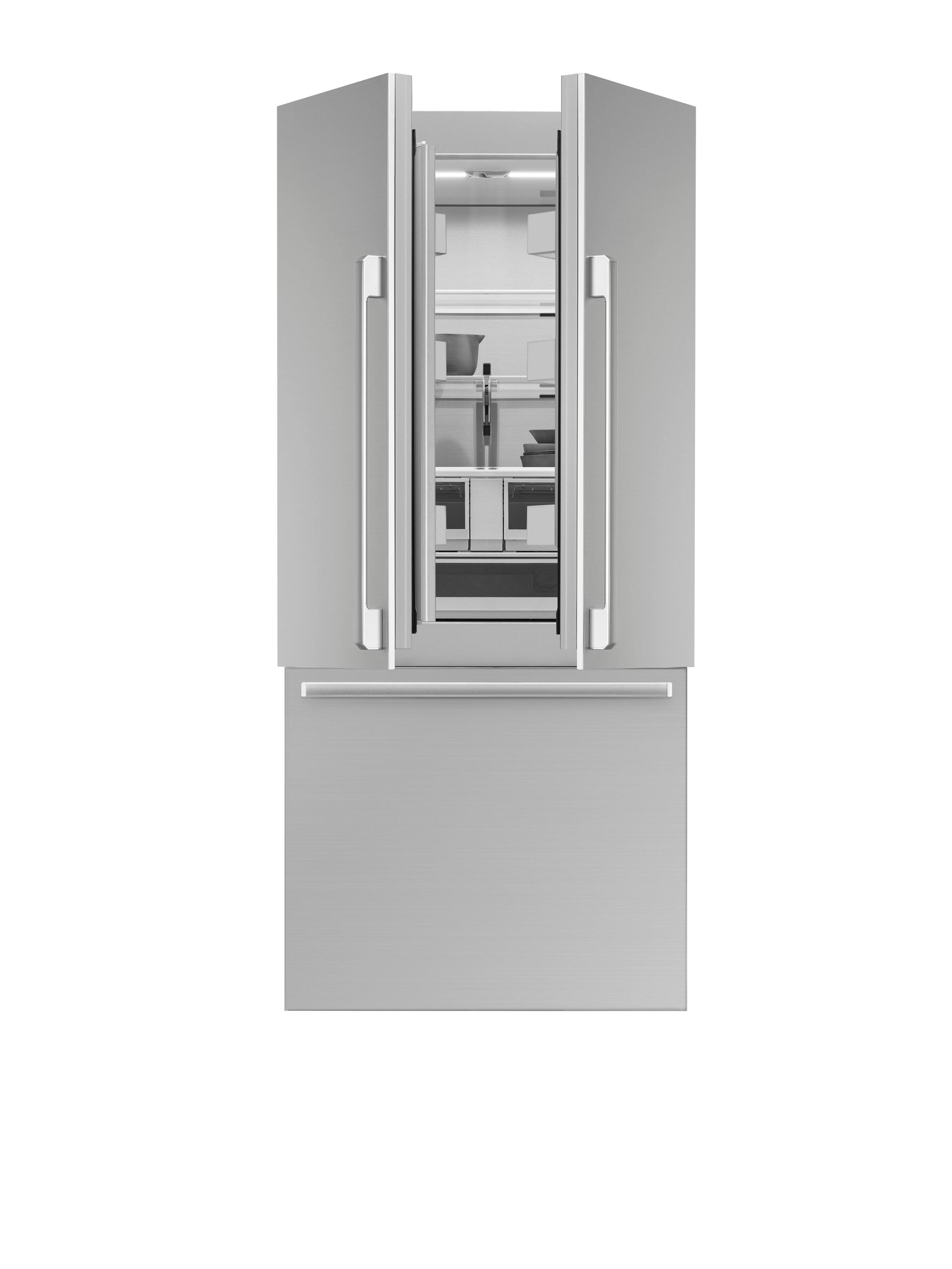 Alt View 16. Dacor - 21.3 Cu Ft French Door Built In Panel Ready Refrigerator with FreshZone Drawer and Precise Cooling - Custom Panel Ready.