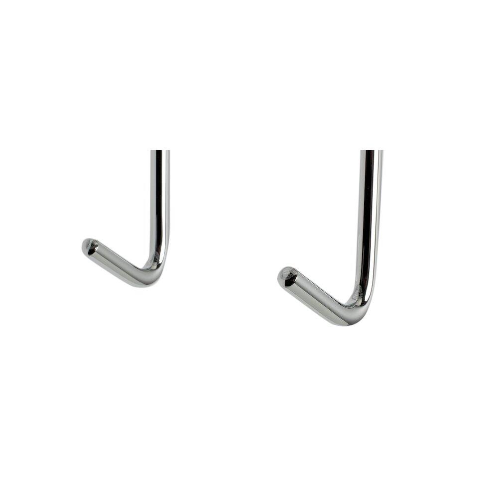 Back. Alfi - Polished Chrome Corner Mounted Double Basket Shower Shelf Bathroom Accessory - Polished Chrome.