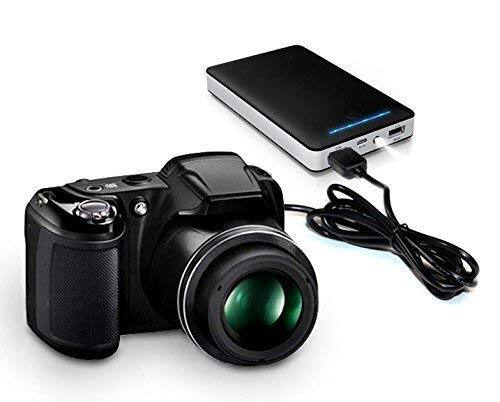 Left. HQRP - USB Charging Cable for Nikon COOLPIX L100 L105 L110 L120 L310 L320 L330 L340 L810 L820 L830 L840 S830 B500 Camera.