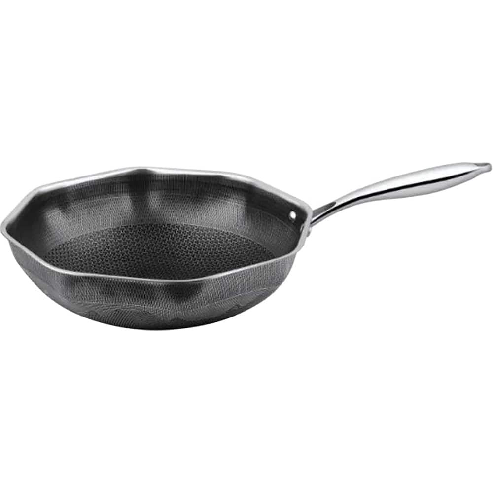 Hamilton Beach - 12.5" Honeycomb Wok Pan - Black