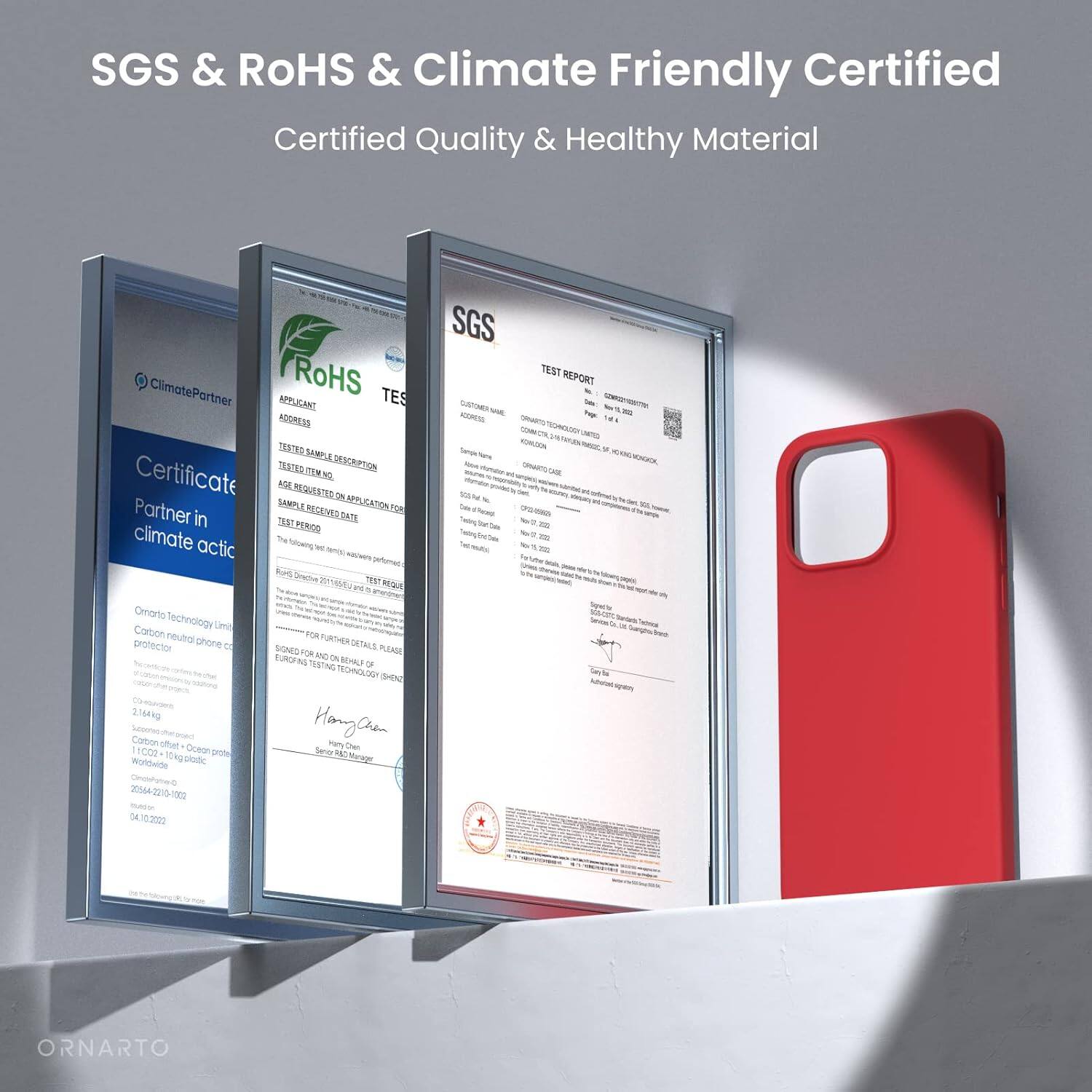 SGS & RoHS & Climate Friendly Certified
Certified Quality & Healthy Material
ClimatePartner
RoHS TES APELIGANT ROOENS 23TO
TESTEO 1M DESCRIPTION
Certificate
NS RQ N2 2N SAMPL A CATION
Partner REGENEO DN 10e in TEATPERIOO T climate actic ~ trowng - fr i TRNT N
SGS TEST REPORT
SAs - - - T - SUEW 14 - an -  Sat -  NS umuens - - - S M - - - -n Omaris technology Lind Carson neutro protector phore D 2.164kg -or Caltion ohut I 1002 Coeon profe 10wg Groic Mundaide 205442010-1900  - 06103002 FOE TURTHER songs DETALE PUIAA SON AND SUROFNS M i HAJ TESTING - TECHNGLOGY SHENZ Hangahmn Him Jewr Cen I Mooe ORNARTO