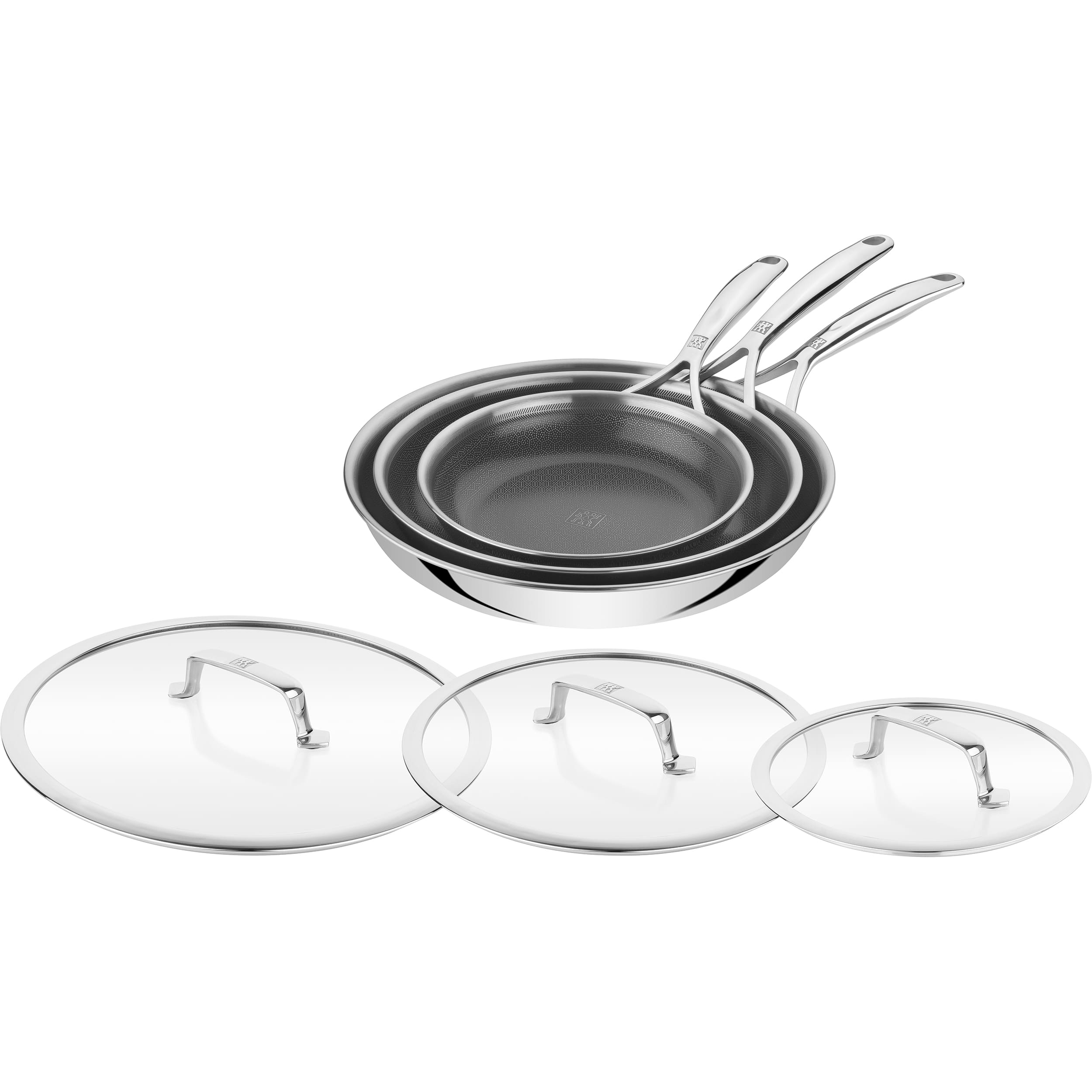 ZWILLING Peak 6 pc Ceramic Nonstick Dual Performance Fry Pan Set