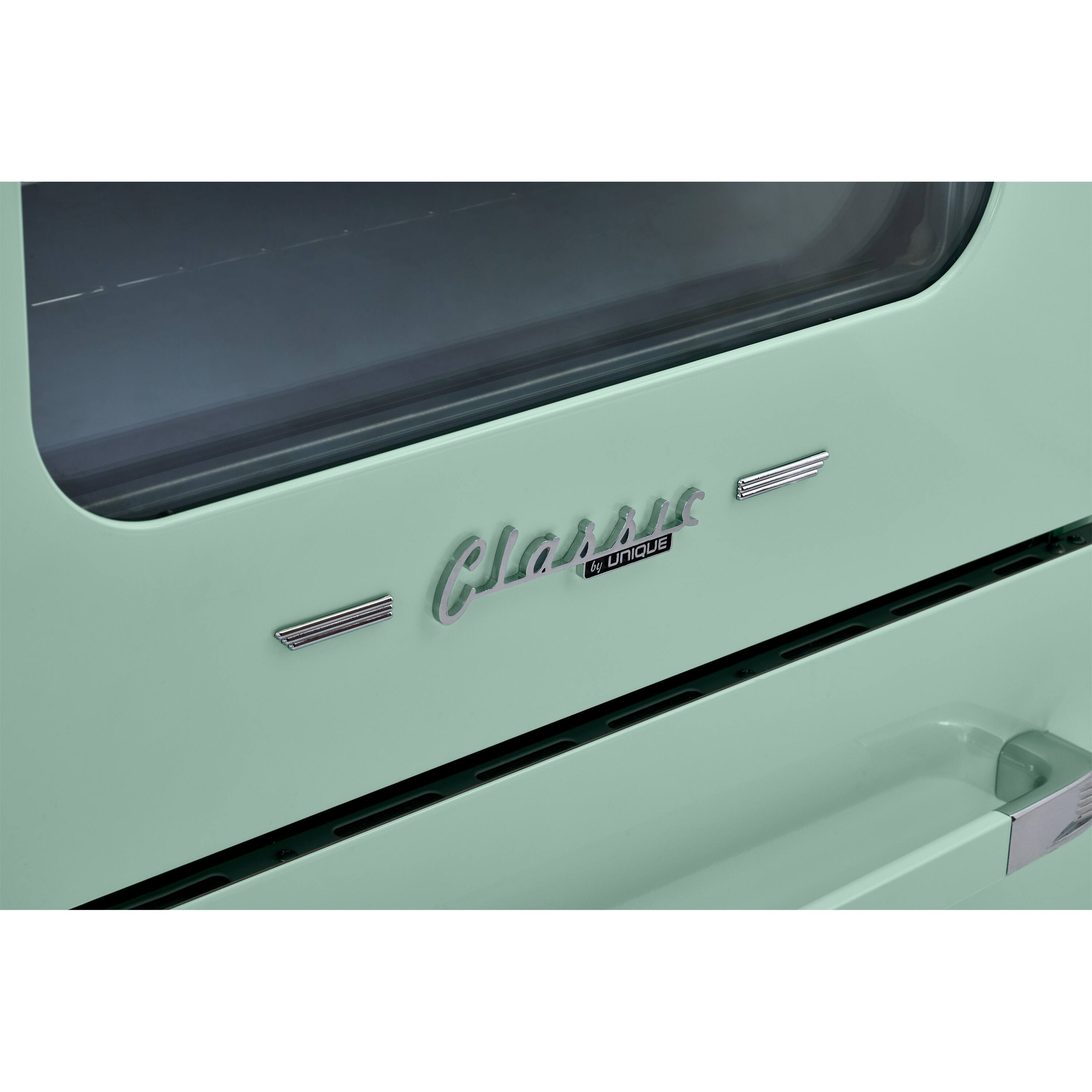 Alt View 16. Unique Appliances - 30 in. Wide 5 Elements Classic Retro 3.9 Cu. Ft. Freestanding Induction Range with Air Fry - Summer Mint Green.