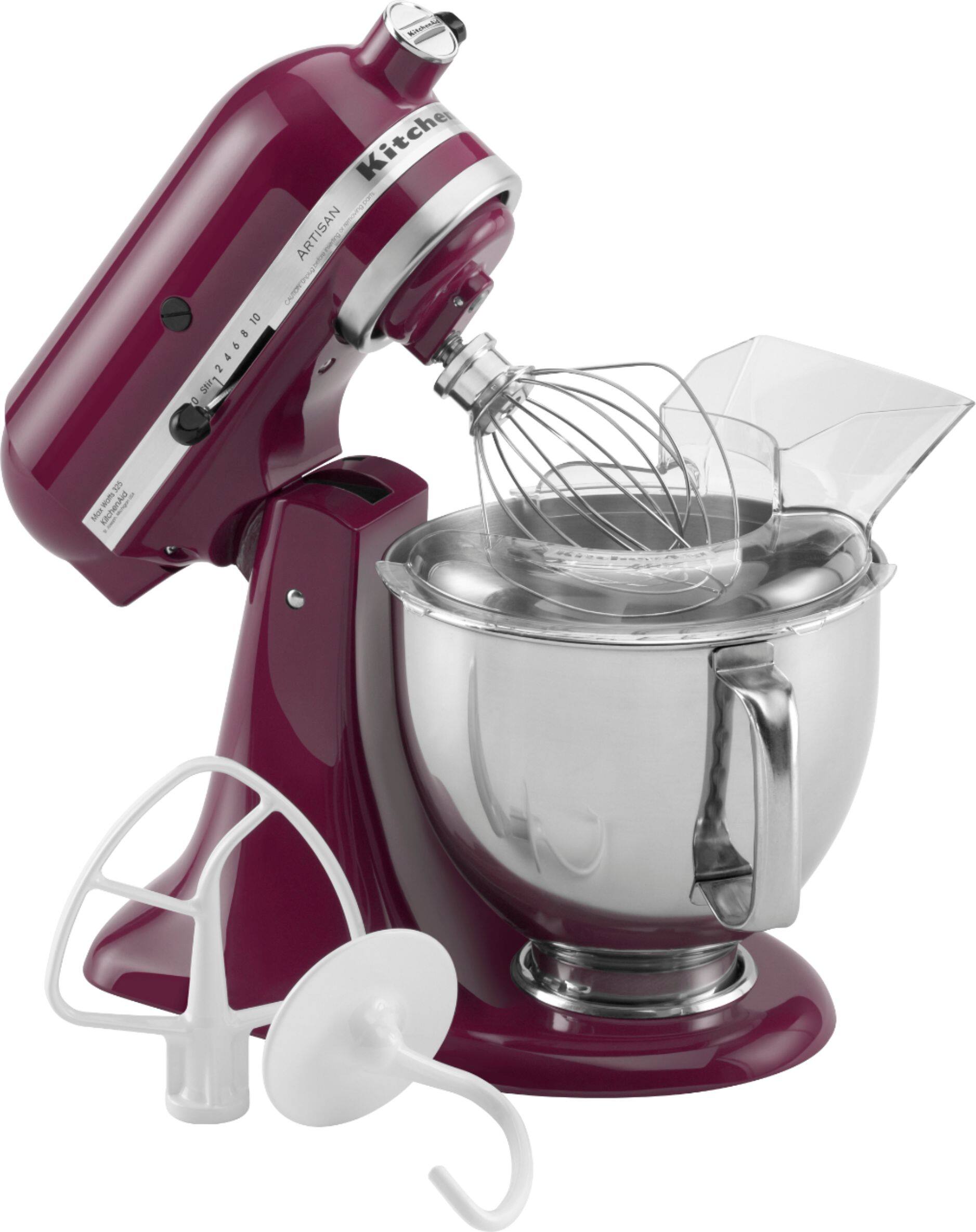 Alt View 13. KitchenAid - KSM150PSBY Artisan Series Tilt-Head Stand Mixer - Boysenberry.