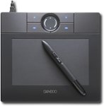 Front Standard. Wacom - Bamboo USB Tablet with Cordless Pen - Black.