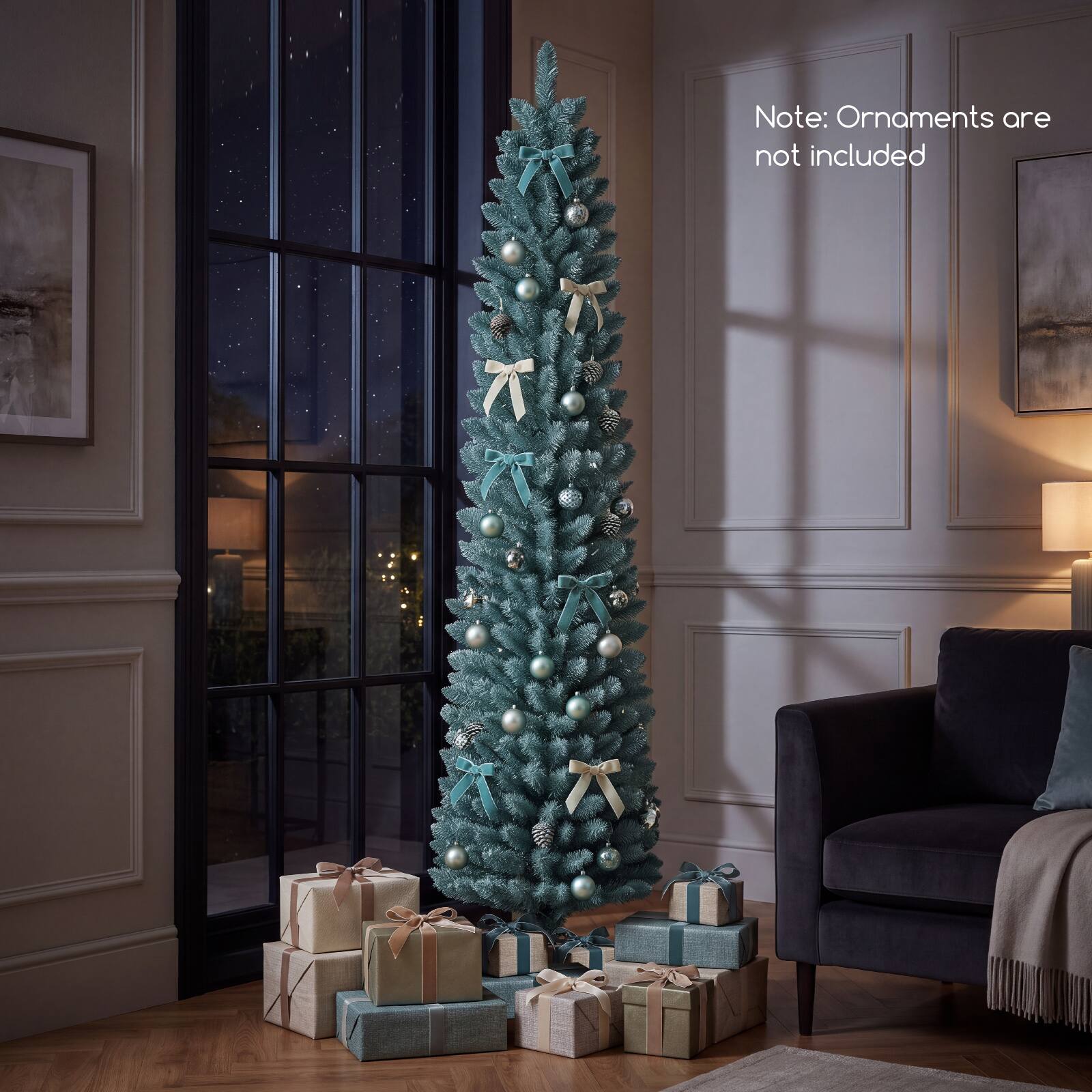 Note: Ornaments are not included