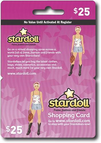 Front Standard. Stardoll - Stardoll Shopping Card ($25).
