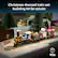 Christmas-themed train set building kit for adults
956