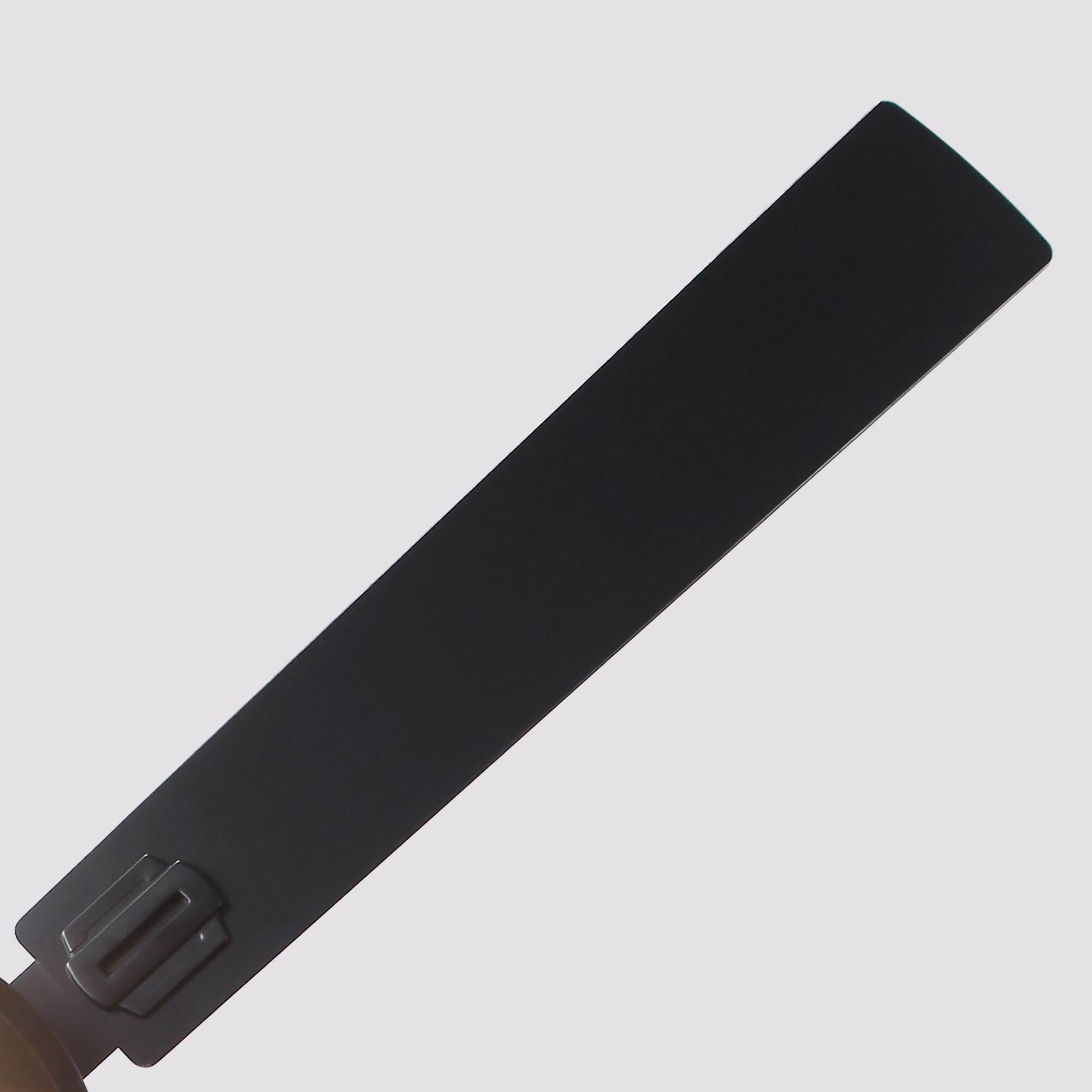 Alt View 6. Parrot Uncle - 60" Black Reversible Wood 5-Blade Smart Ceiling Fan with Light and APP Control - Matte Black.