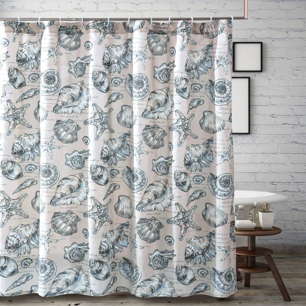 Barefoot Bungalow - Cruz Shower Curtain72x72" - Linen