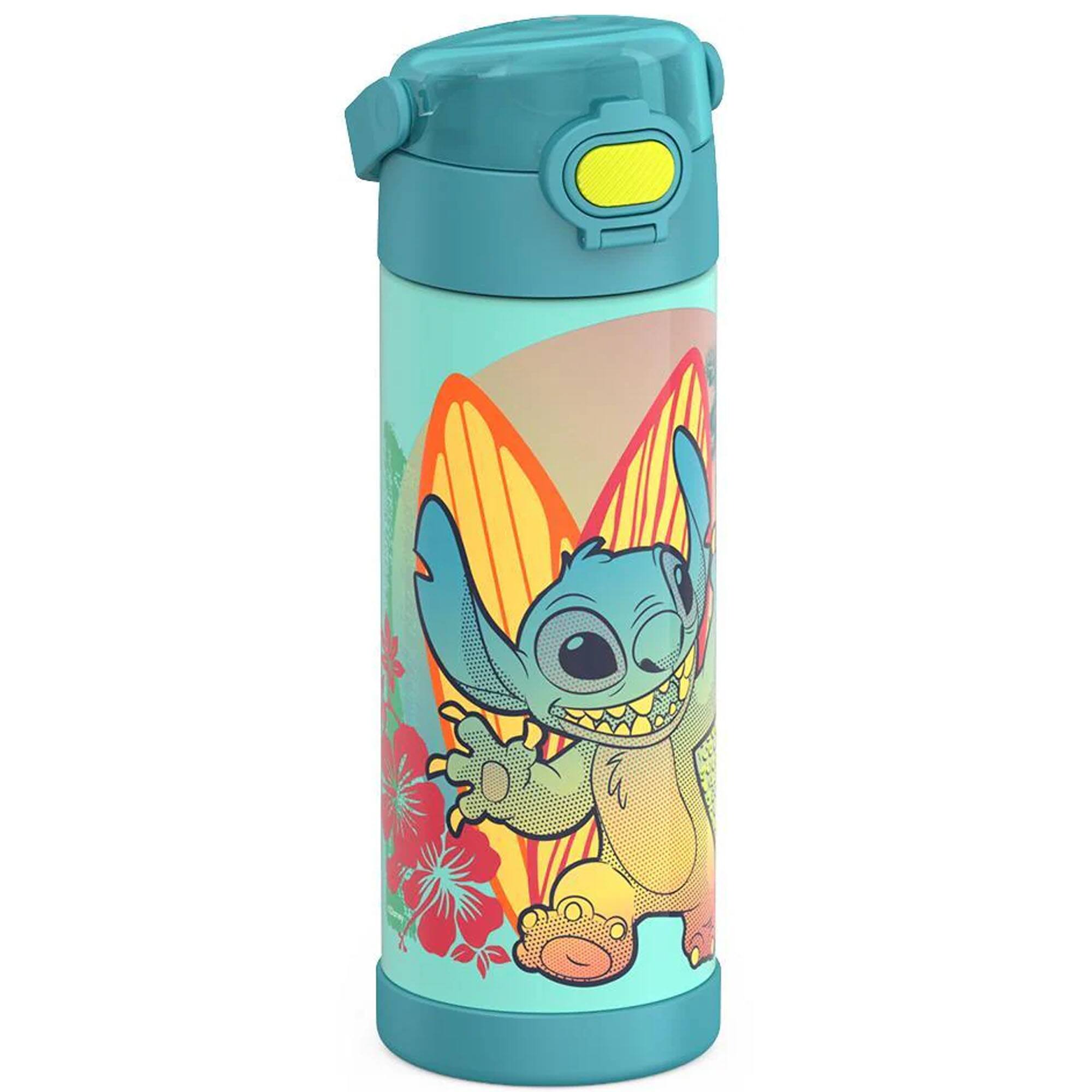 Alt View 3. Thermos - Thermos 16 oz. Kid's Funtainer Stainless Steel Water Bottle - Stitch - Stitch.