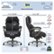 Left Zoom. Serta - Big & Tall with Smart Layers Technology and AIR Lumbar Bonded Leather Executive Chair - Black.