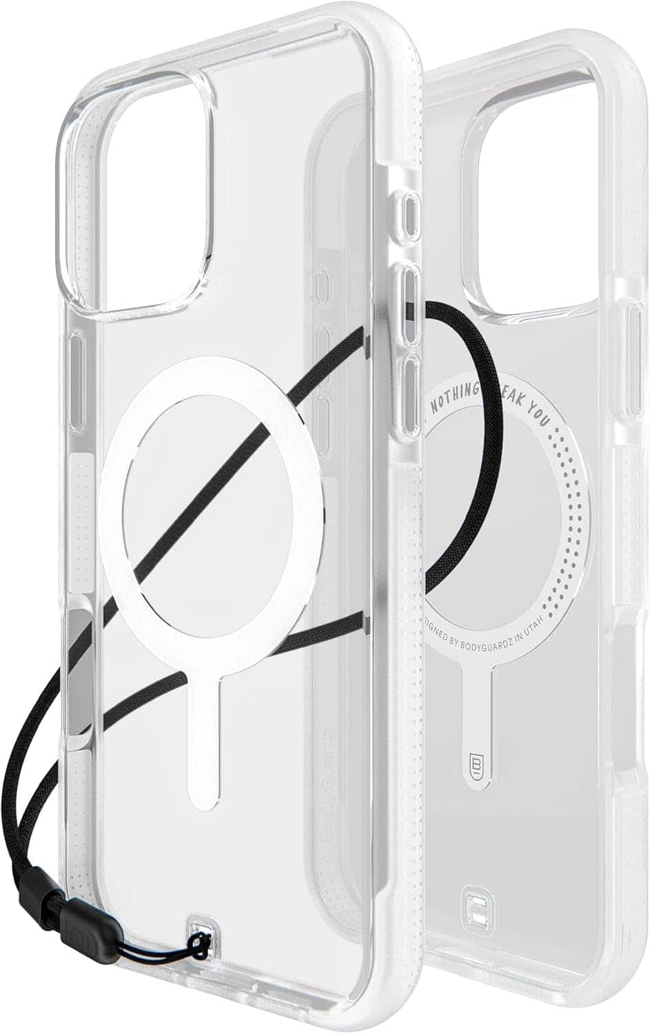 BodyGuardz - Ace Pro with MagSafe Case - iPhone 16 Pro Max - Clear
