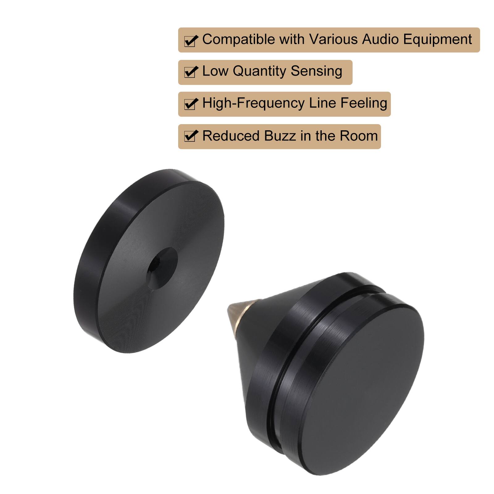 Compatible with Various Audio Equipment  
Low Quantity Sensing  
High-Frequency Line Feeling  
Reduced Buzz in the Room