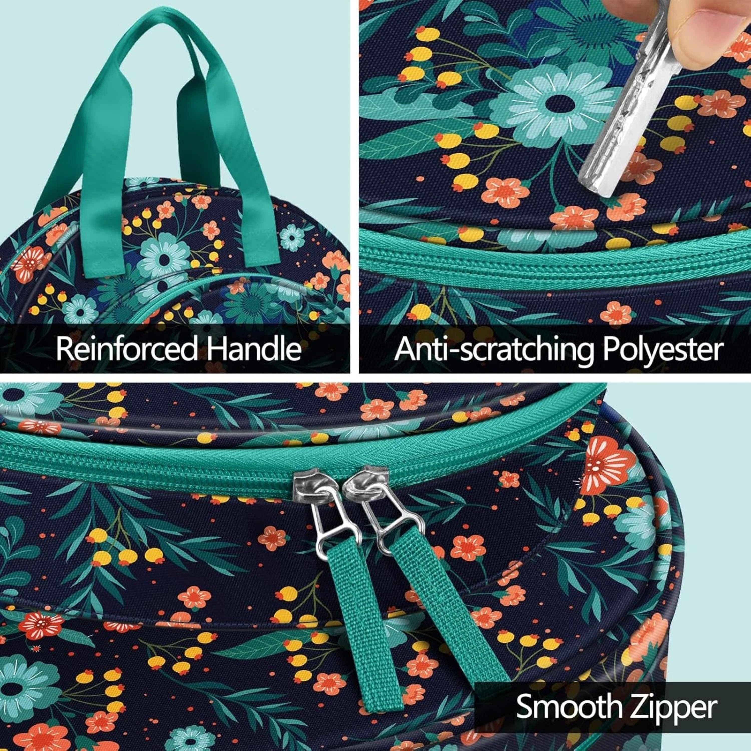 Reinforced Handle  
Anti-scratching Polyester  
Smooth Zipper