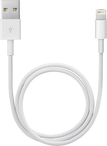 Spelen met In de genade van Opnieuw schieten Apple 1.6' Lightning-to-USB Cable White ME291ZM/A - Best Buy