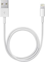 Apple - 1.6' Lightning-to-USB Cable - White - Front_Zoom