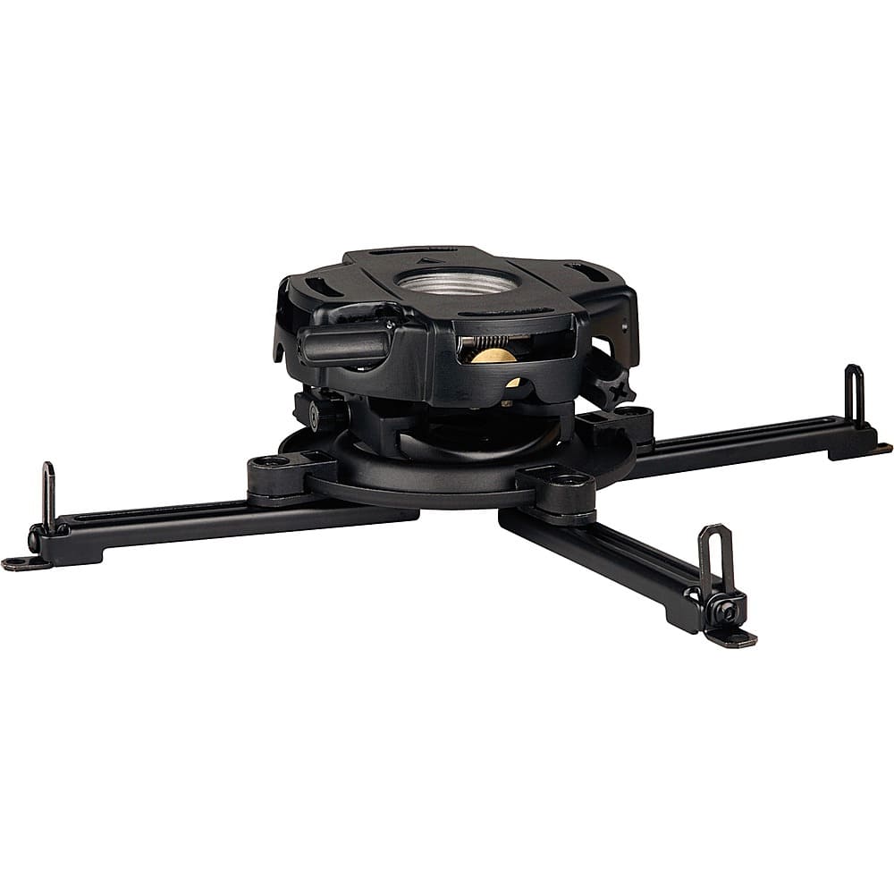Front. Peerless-AV - Precision Gear Ceiling Mount Projector Mount - Black.