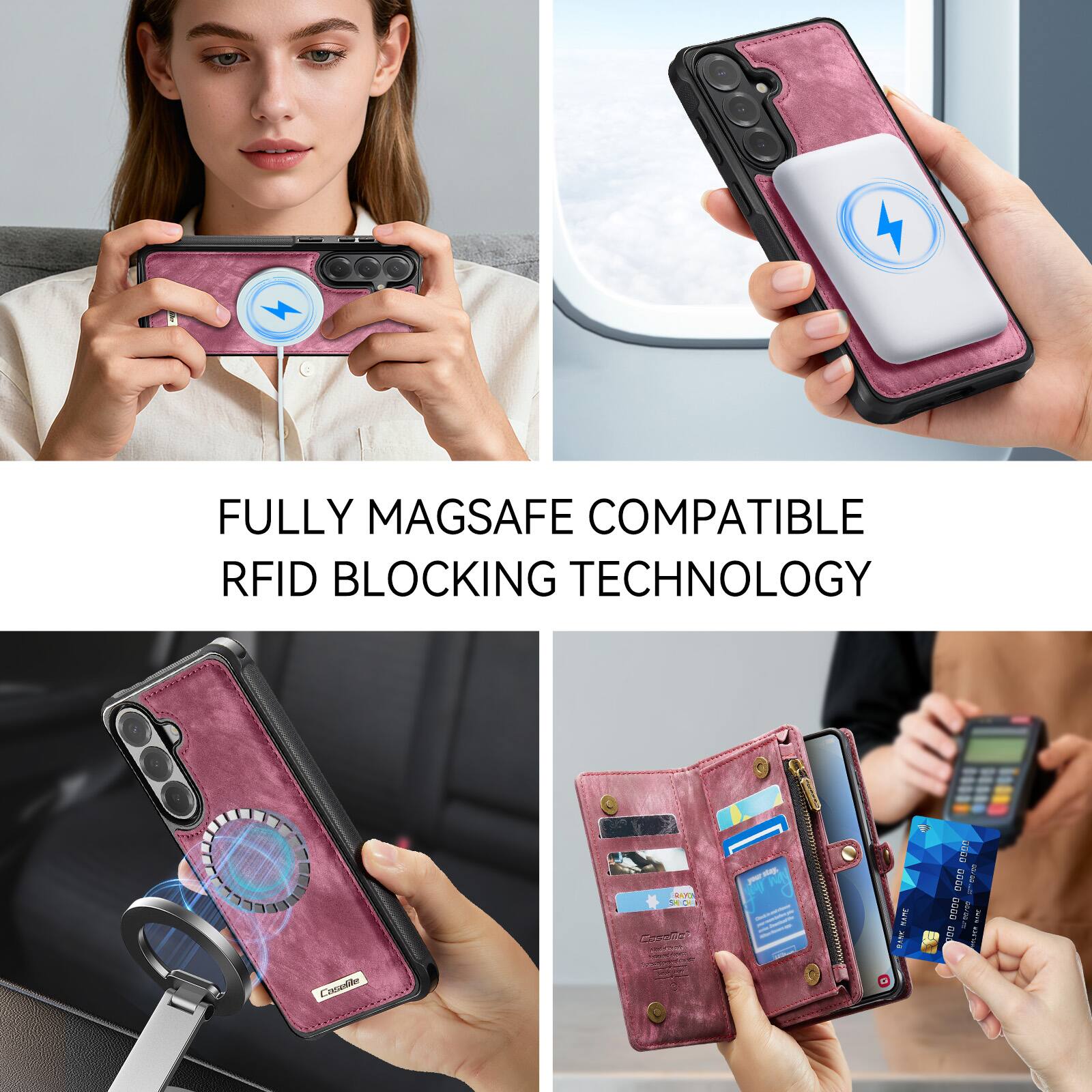 FULLY MAGSAFE COMPATIBLE  
RFID BLOCKING TECHNOLOGY