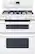 Front. LG - 6.1 Cu. Ft. Freestanding Double Oven Gas Range with EasyClean and SuperBoil Burner - Smooth White.
