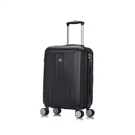 DUKAP - Crypto Lightweight Hardside Spinner Luggage 20" carry-on - Black